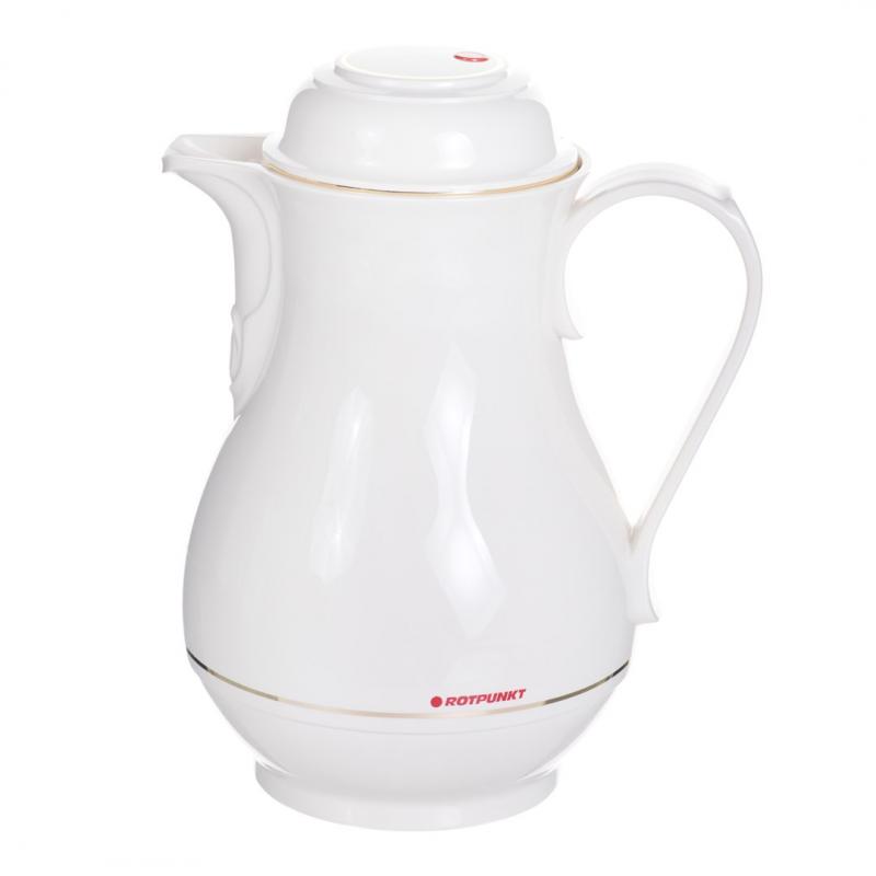 ROTPUNKT 330 IVORY Jarra Termo 1 l Inserción de vidrio Crudo