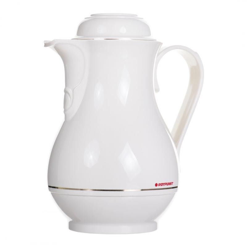 ROTPUNKT 330 IVORY Jarra Termo 1 l Inserción de vidrio Crudo