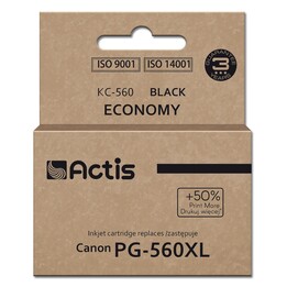 Actis KC-560 Canon printer ink, replacement PG-560XL; Suprema; 22ml; black. Prints 50% more than OEM.