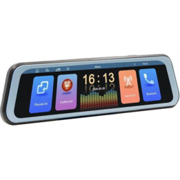 Rétroviseur SWM B5319R 9.36 pouces Carplay/Android Auto Sans Fil Noir - Lecteur multimédia pour voiture