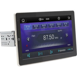 Autorrádio 1 DIN SWM YT-9930L 10.1 polegadas Bluetooth/Carplay Sem Fio USB Preto