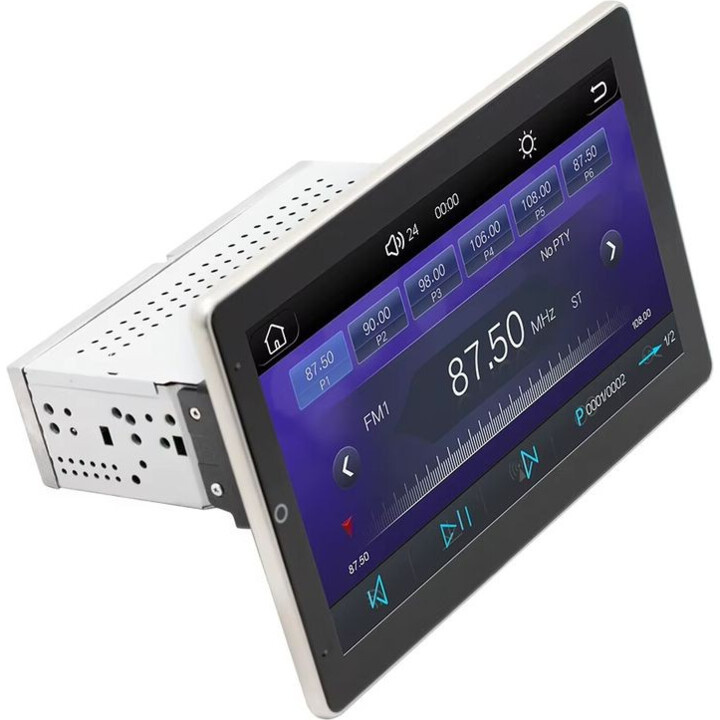 Autorrádio 1 DIN SWM YT-9930L 10.1 polegadas Bluetooth/Carplay Sem Fio USB Preto