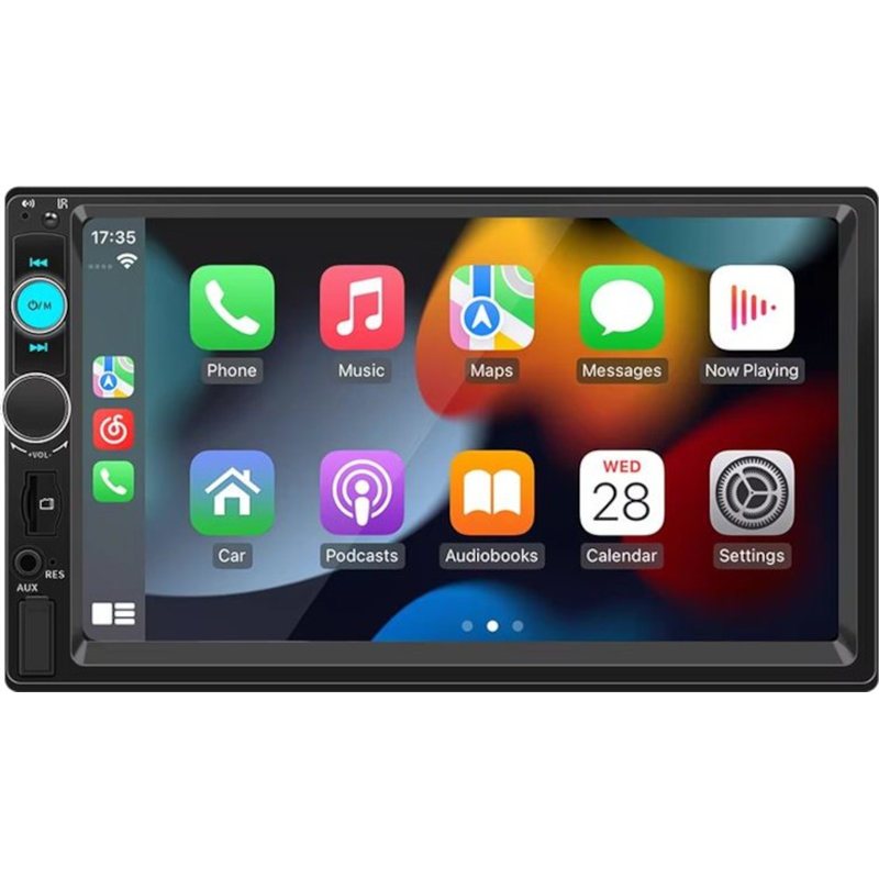 2 DIN car radio SWM F7010C 7 inch Bluetooth/Carplay USB Black