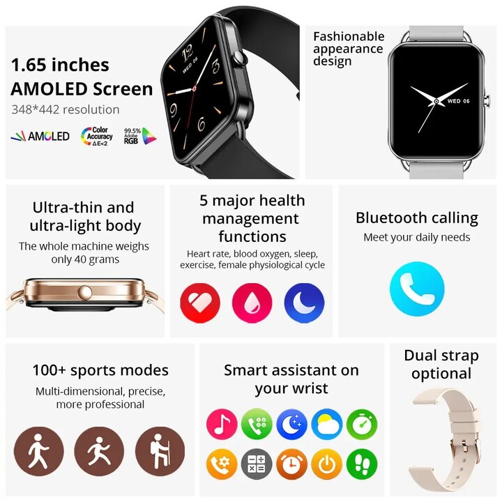 Colmi P20 Plata - Orologio intelligente