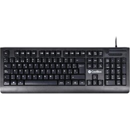 CoolBox COO-TEC04DNI Clavier avec lecteur DNIe 4.0 USB noir