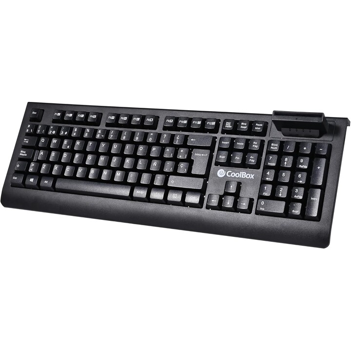 CoolBox COO-TEC04DNI Keyboard with DNIe 4.0 reader USB black