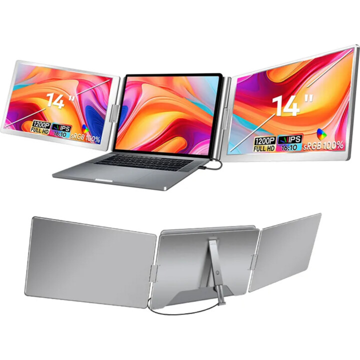 Extralink Smart Life 14" 2-screen Monitor FOR Laptops 12" TO 17.3" S688