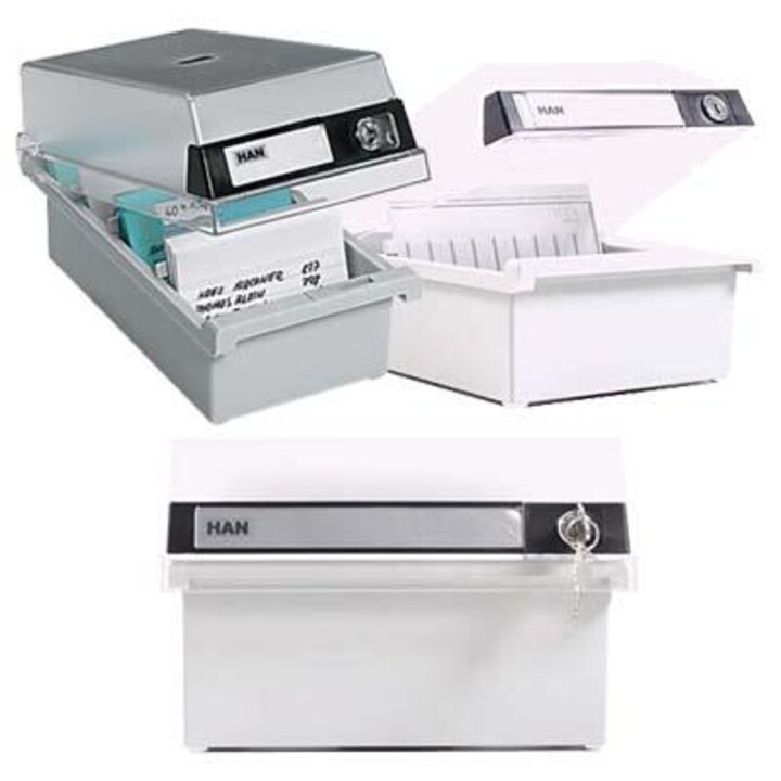 Fichero HAN A5 para 800 fichas gris claro