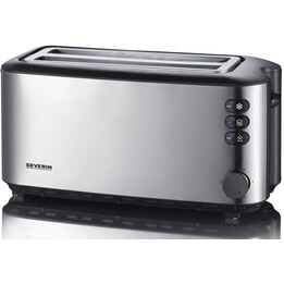 Tostadora SEVERIN AT 2509 1400 W color plata/negro
