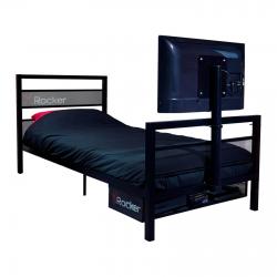 X Rocker Basecamp Metal Gaming Bed with TV Mount for Kids &amp; Teens - Black