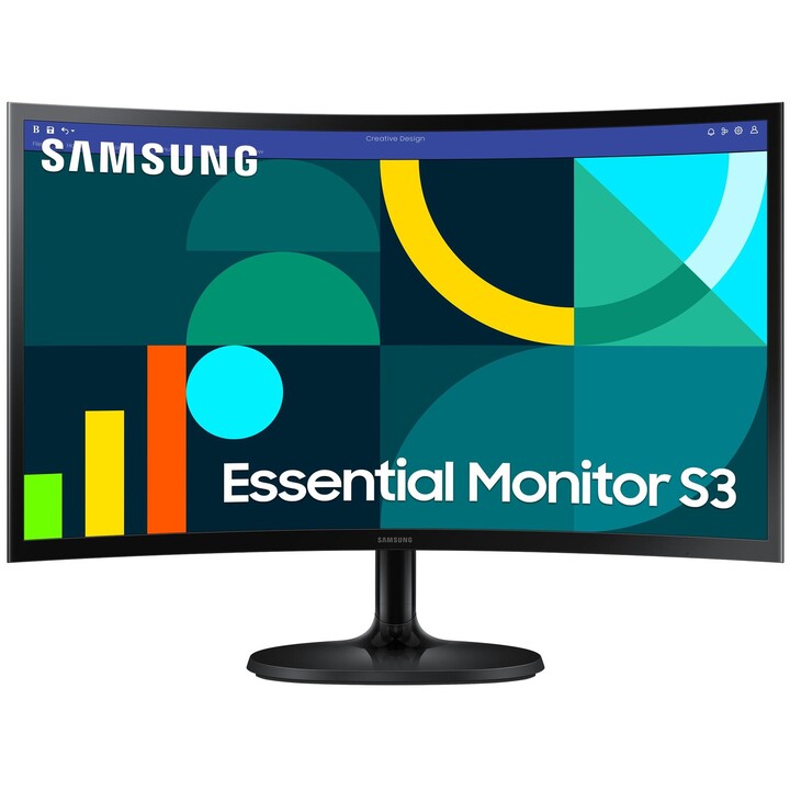 Moniteur incurvé Essential Samsung S24D364GAU 61,0 cm (24 pouces)