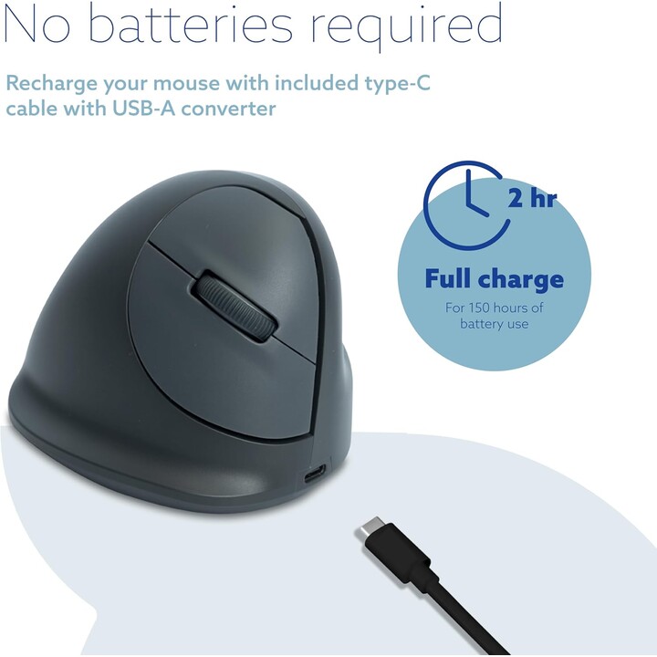 MAUS USB OPTISCH WRL BASIC/R. GRAU RGOHEBAMRWL R-GO TOOLS