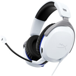 Fone de ouvido Hyperx Cloudx Stinger2 Branco Azul 75X29Aa