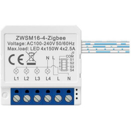 Avatto ZWSM16-W4 Weiß – Switch Inteligente ZigBee