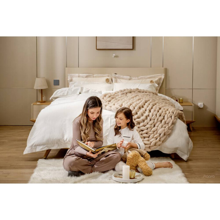 Aqara Smart Home Interruptor Cableado Single/WS-EUK01 Gris