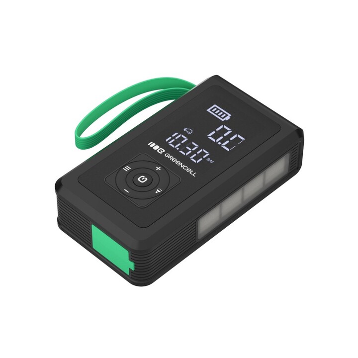 Green Cell CJSGC03 Power Bank Íon de Lítio 8000 mAh Preto, Verde Claro