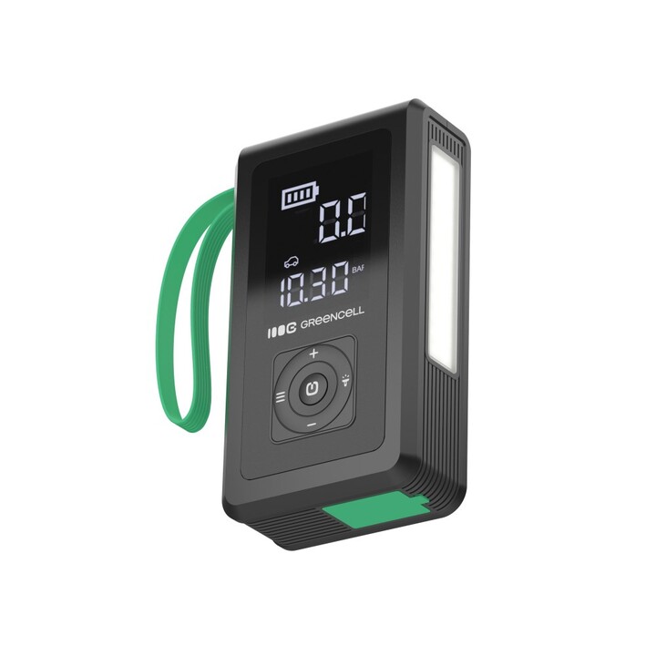 Green Cell CJSGC03 Power Bank Íon de Lítio 8000 mAh Preto, Verde Claro