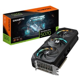 Scheda grafica GIGABYTE GeForce RTX 5070 Ti GAMING OC 16G - 16GB GDDR7, 256 bit, PCI-E 5.0, clock del core 2588 MHz, 3 x DP 2.1