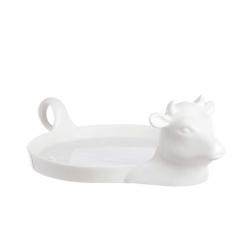 Fattoria cow serving dish