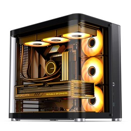 Jonsbo TK-2 2.0 Midi-Tower, Tempered Glass - schwarz