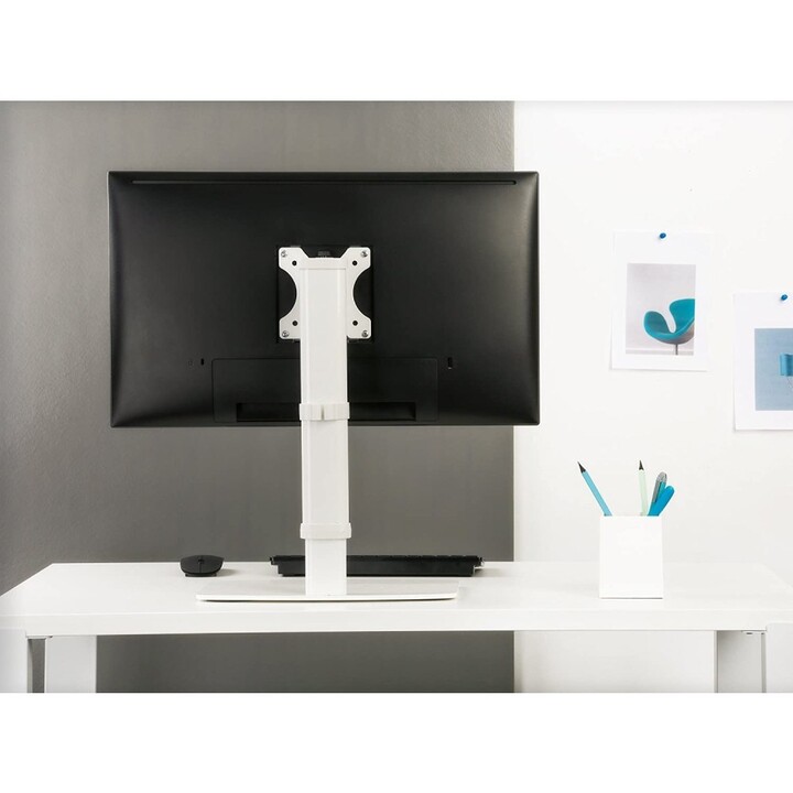 Techly ICA-LCD 260 support d'écran plat pour bureau 68,6 cm (27") Blanc
