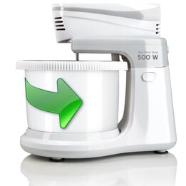 BL-5BW.014A- Batidora amasadora con bol Max Mixer Bowl