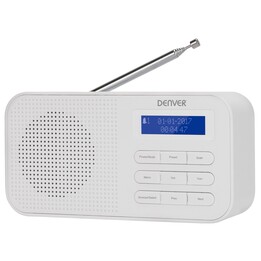 Denver DAB-42 Personal Digital Blanco