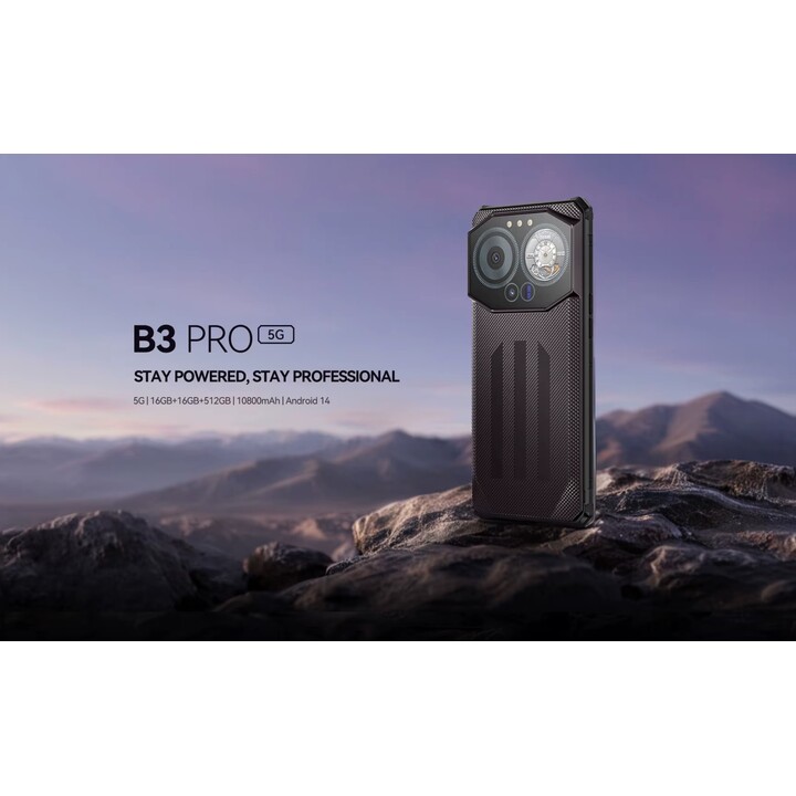 iiiF150 B3 Pro 5G 16GB/512 GB Sandsteinviolett – Robustes Mobiltelefon