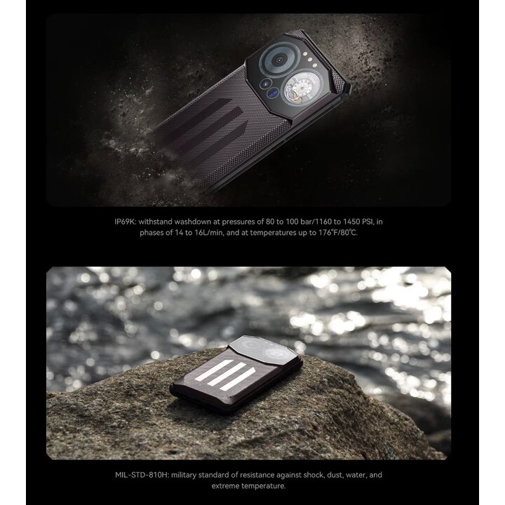 iiiF150 B3 Pro 5G 16GB/512GB Sandstone Purple - Telefono cellulare robusto