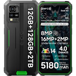 Blackview BV4800 Pro 6.56 Inch 4GB 128GB 8 Megapixels Dual Sim Green Rugged