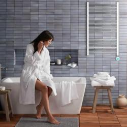 TW-40C.007A- Sèche-serviettes électrique 80X50 Chrome