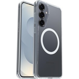 Série de simetria de otterbox Case clara com ímãs para o Samsung Galaxy S25+, à prova de choque, à prova de queda, transparente