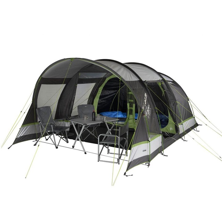 Tente 5 places High Peak Garda 5.0 gris-vert 11823