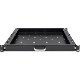 Qoltec 54509 Prateleira de montagem com alça para RACK | 600*600 | Removível | Preto