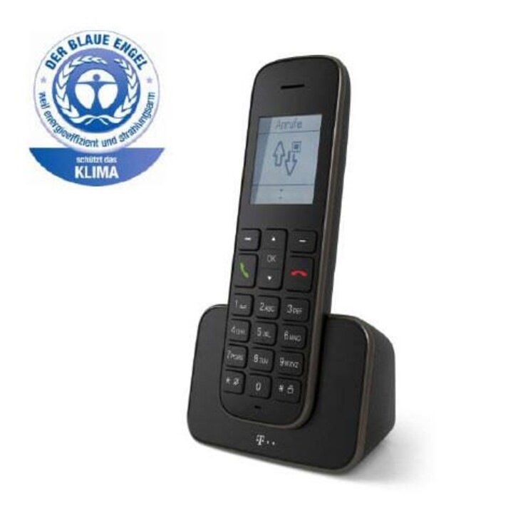 Telekom Sinus 207 teléfono inalámbrico negro