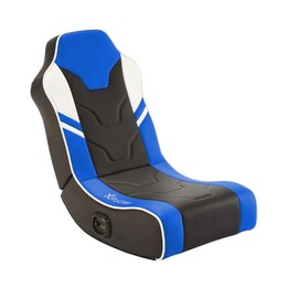 X Rocker Shadow 2.0 Floor Rocker Gaming Floor Chair for Children & Teenagers with Audio System - Black/Blue