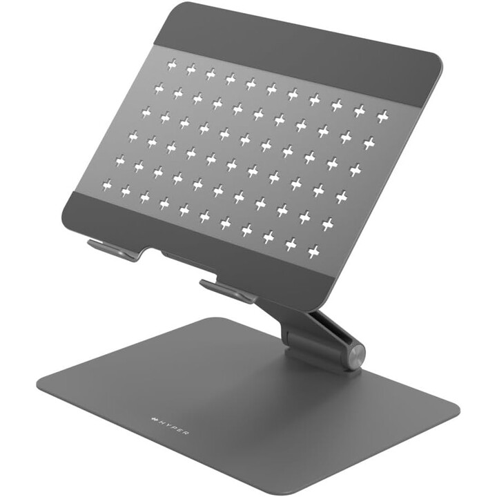 Hyperspace ™ einstellbarer ergonomischer Laptop -Ständer, Raumgrau