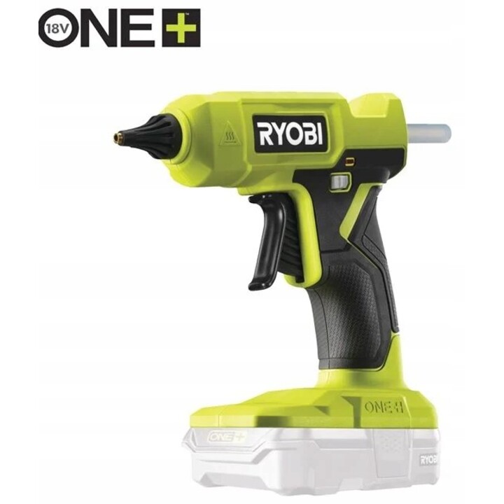 Ryobi R18GLU-0, 18V ONE+ Hot Glue Gun, Rapid Heat-Up Technology, Green/Grey