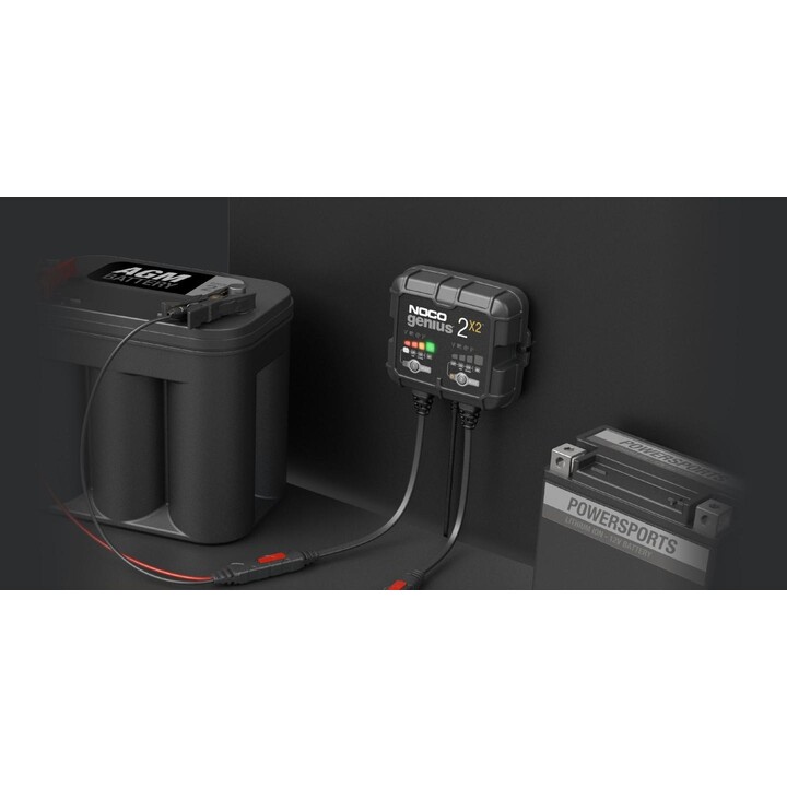 Carregador de bateria GENIUS2X2 4A 2-Bank