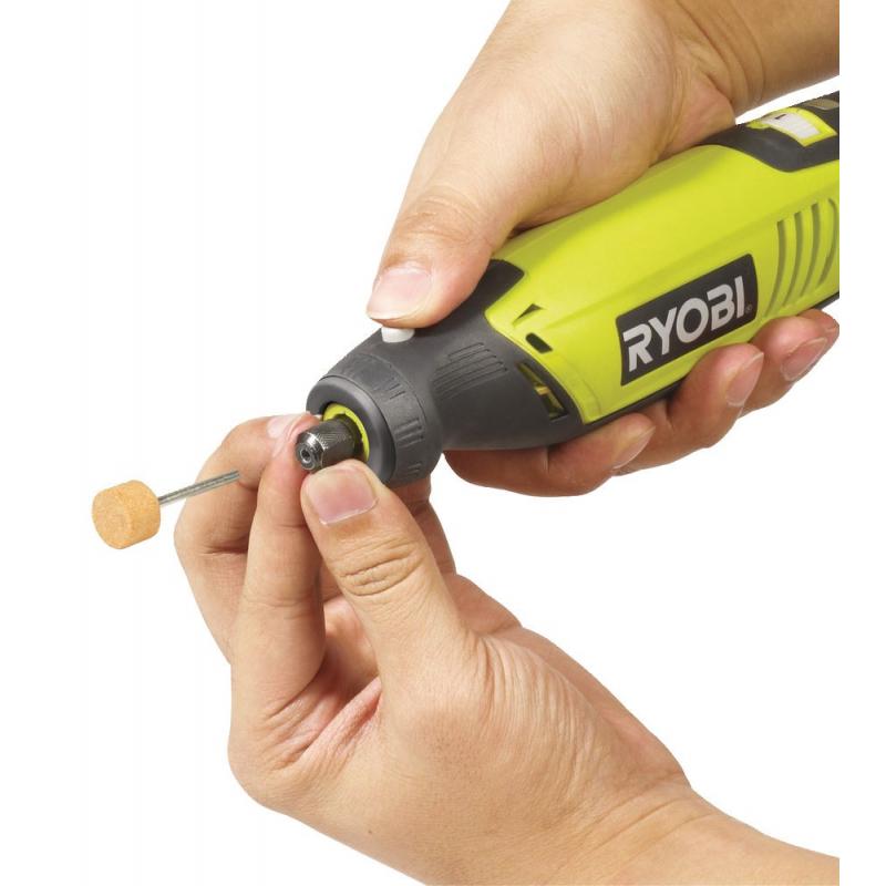 RYOBI EHT150V Amoladora recta 150W, juego de 115 accesorios