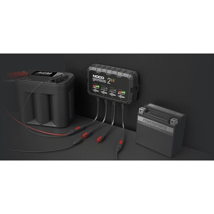 Caricabatterie GENIUS2X4 8A a 4 banchi