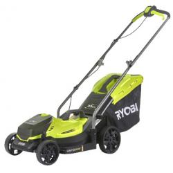 Ryobi RLM18X33B40 cortadora de césped Cortacésped manual Batería Negro, Verde