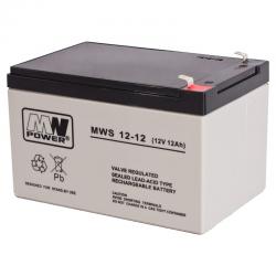 MW Power MWS 12-12 batería para sistema ups Sealed Lead Acid (VRLA) 12 V 12 Ah