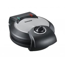 Severin WA 2103 gofrera 4 barquillo(s) 1200 W Negro, Plata