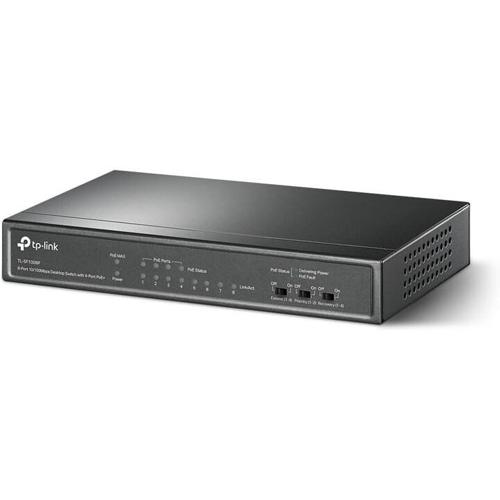 Switch TP-Link TL-SF1008P 8 porte Grigio