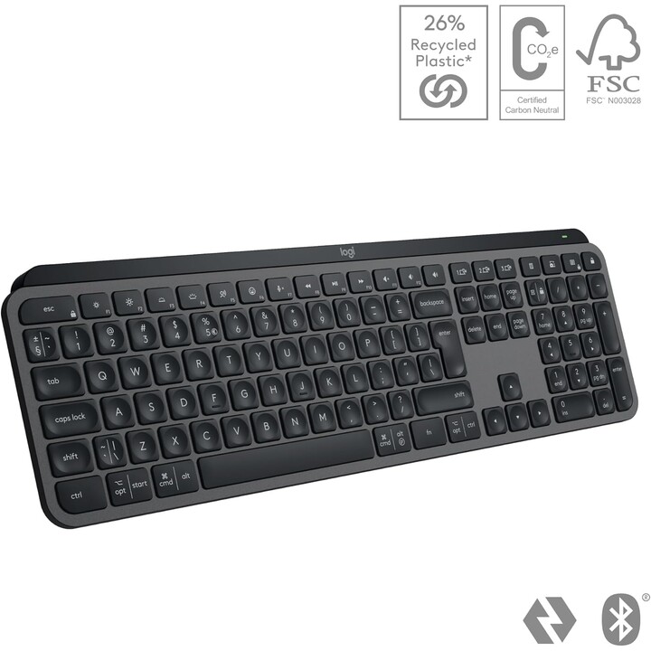Teclado MX do teclado Bluetooth Logitech, Qwerty US, Graphite