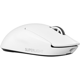 Logitech G Pro X Superlight 2 Lichtgeschwindigkeit, drahtlose Gaming-Maus, 60g, Hero 2 Sensor, 44K DPI, USB-C, PC/Mac, Weiß
