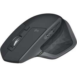 Logitech MX Master 2S, Bluetooth Edition Wireless Mouse, desplazamiento hiper-rápido, recargable, conecta hasta 3, Graphite
