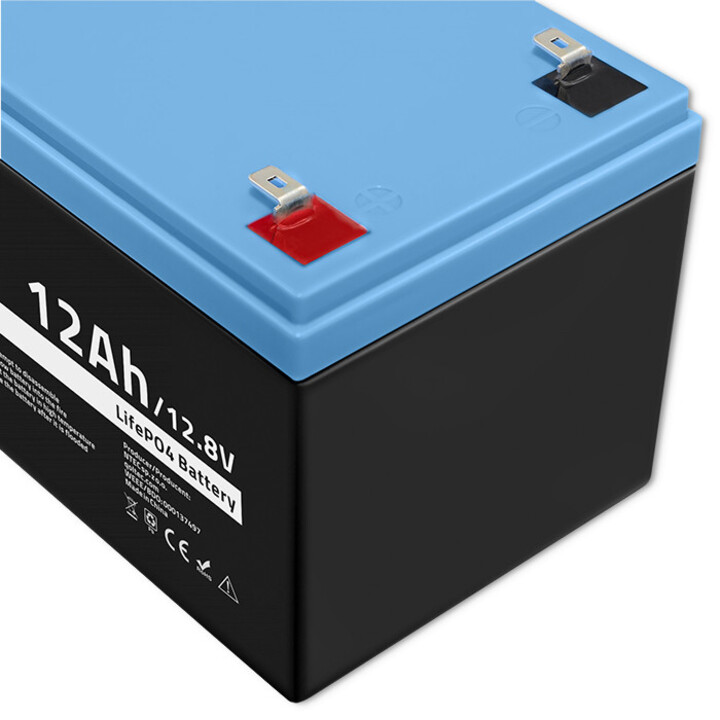 Qoltec LiFePO4 lithium iron phosphate battery, 12.8V, 12Ah, 153.6Wh, BMS
