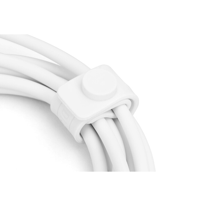 Digitus Silicone Lightning Cable, USB-C - Lightning, 1 m, white